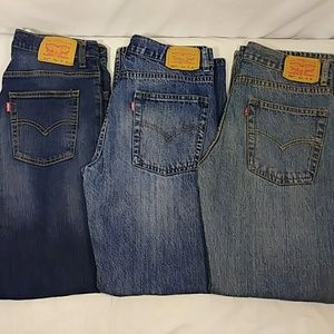 3 boys Levis Jeans size 28x28